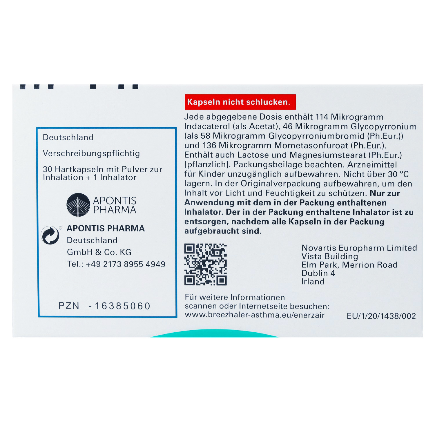 ENERZAIR Breezhaler 114μg/46μg/136μg Hkp.P.z.Inh.