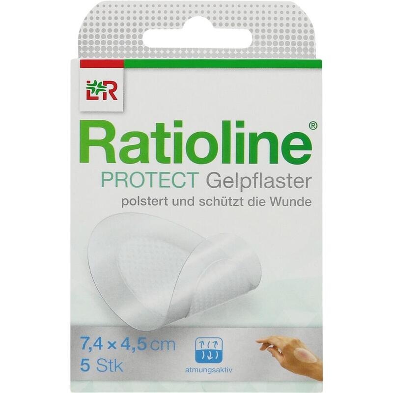 RATIOLINE protect Gelpflaster 4,5x7,4 cm