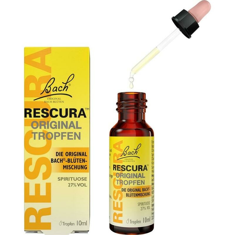 BACHBLÜTEN Original Rescura Tropfen m.Alkohol