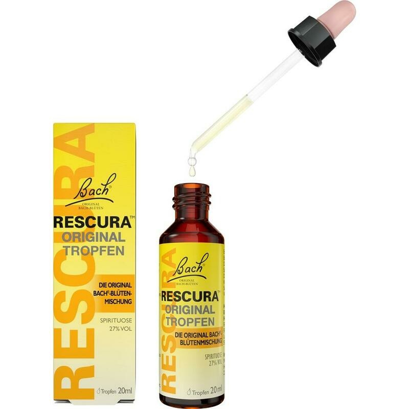 BACHBLÜTEN Original Rescura Tropfen m.Alkohol