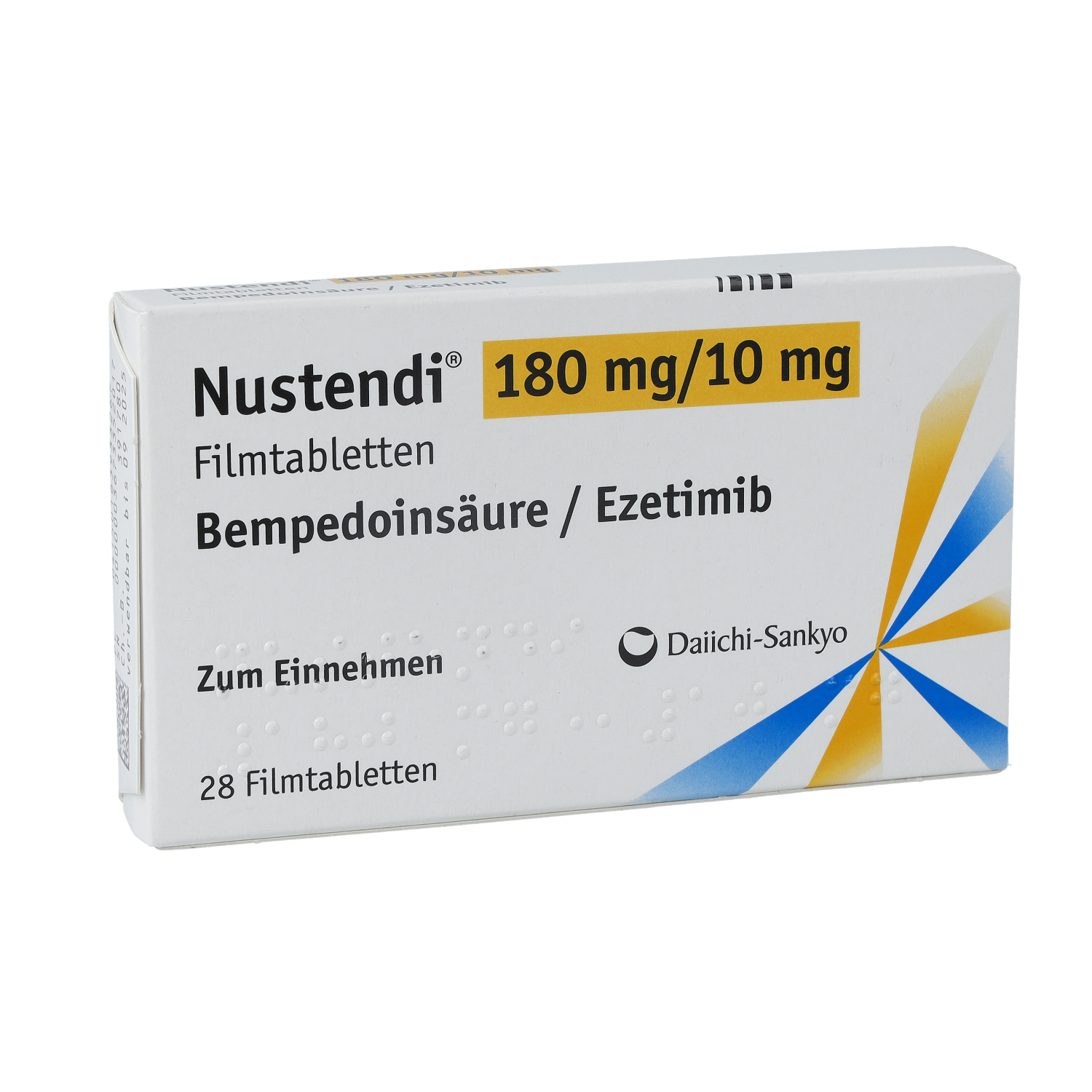 NUSTENDI 180 mg/10 mg Filmtabletten