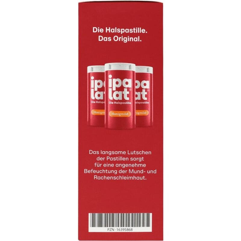 IPALAT Halspastillen honigmild o.Menthol zuckerfr.