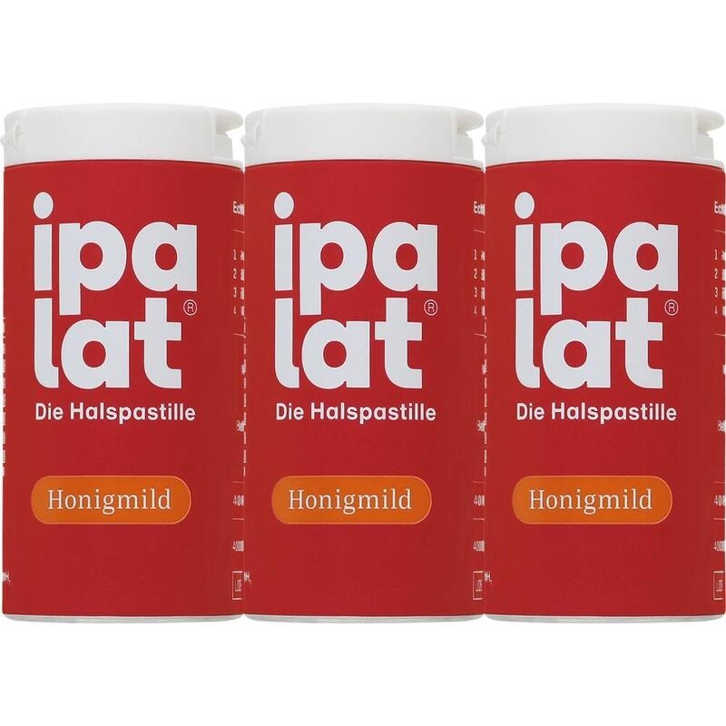 IPALAT Halspastillen honigmild o.Menthol zuckerfr.