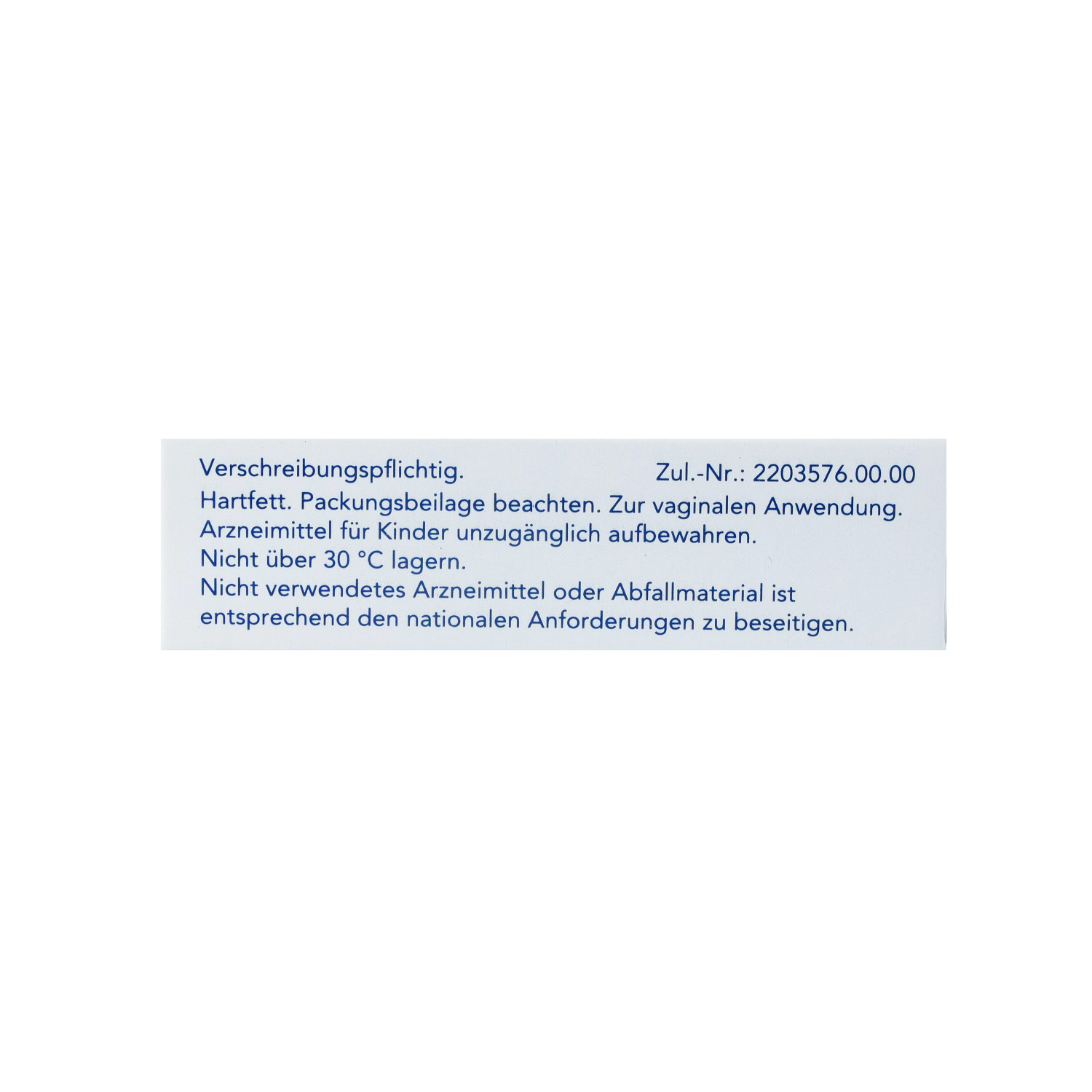 CLINDAMYCIN Aristo 100 mg Vaginalzäpfchen