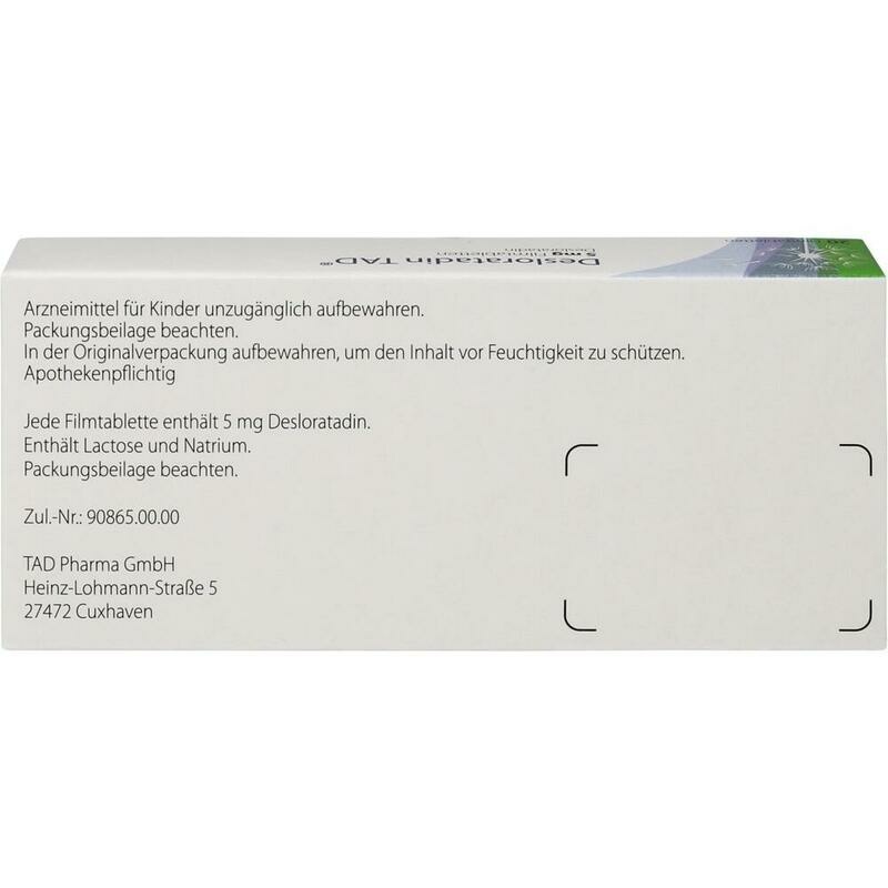 DESLORATADIN TAD 5 mg Filmtabletten