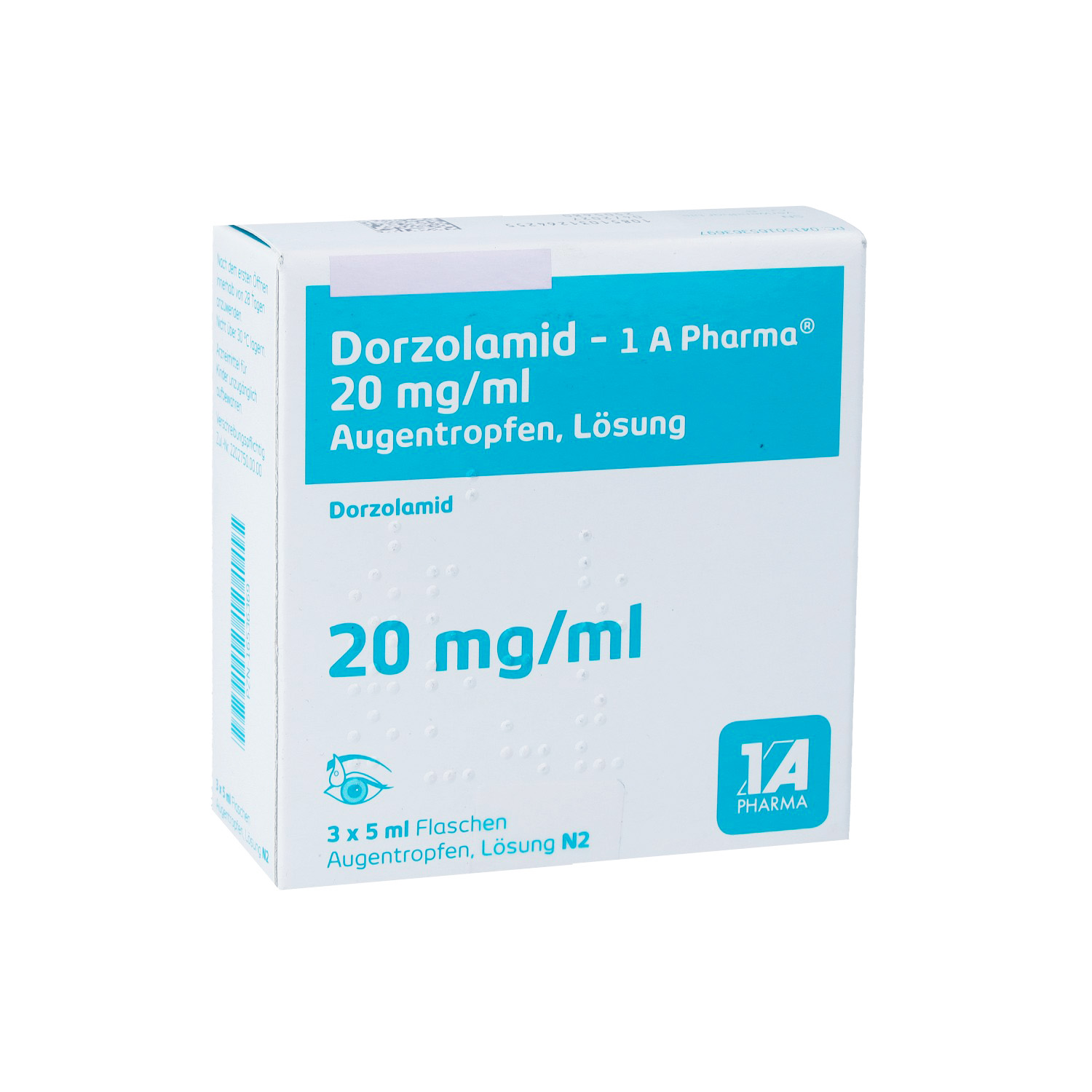 DORZOLAMID-1A Pharma 20 mg/ml Augentropfen Lösung