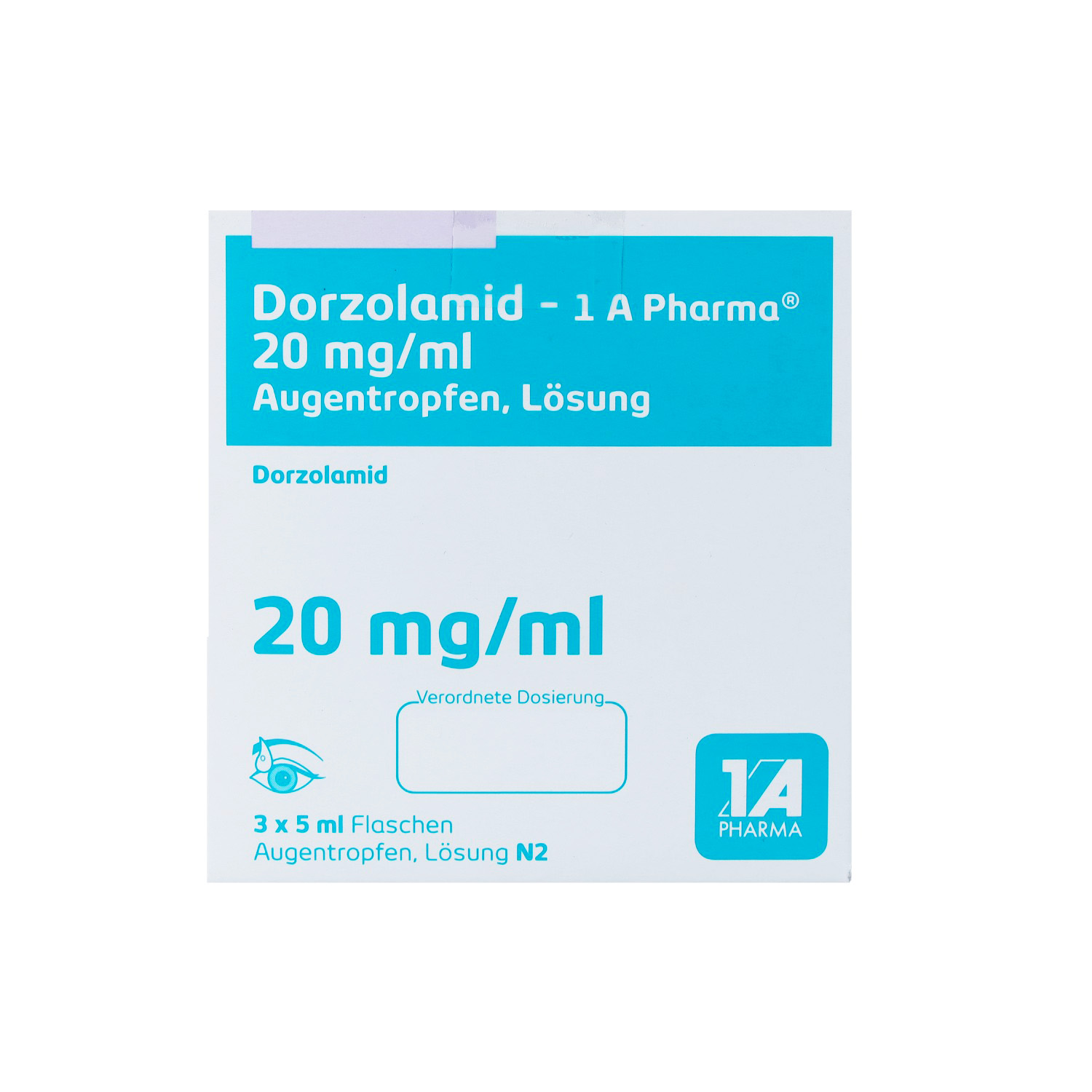 DORZOLAMID-1A Pharma 20 mg/ml Augentropfen Lösung