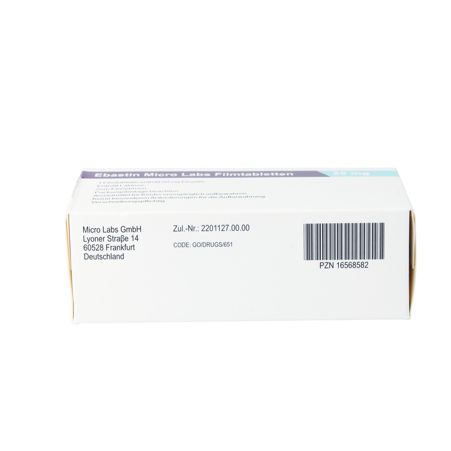 EBASTIN Micro Labs 20 mg Filmtabletten