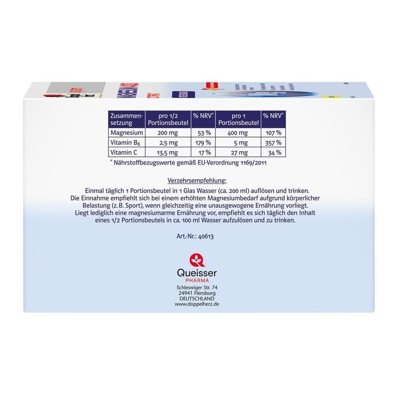 DOPPELHERZ Magnesium 400 Citrat system Granulat