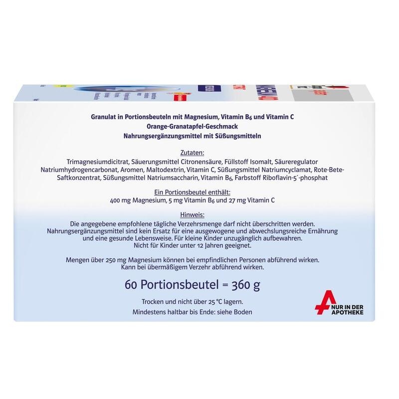 DOPPELHERZ Magnesium 400 Citrat system Granulat