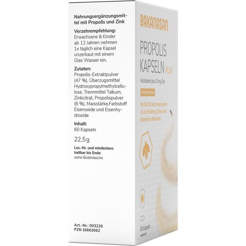 BAKANASAN Propolis Kapseln plus