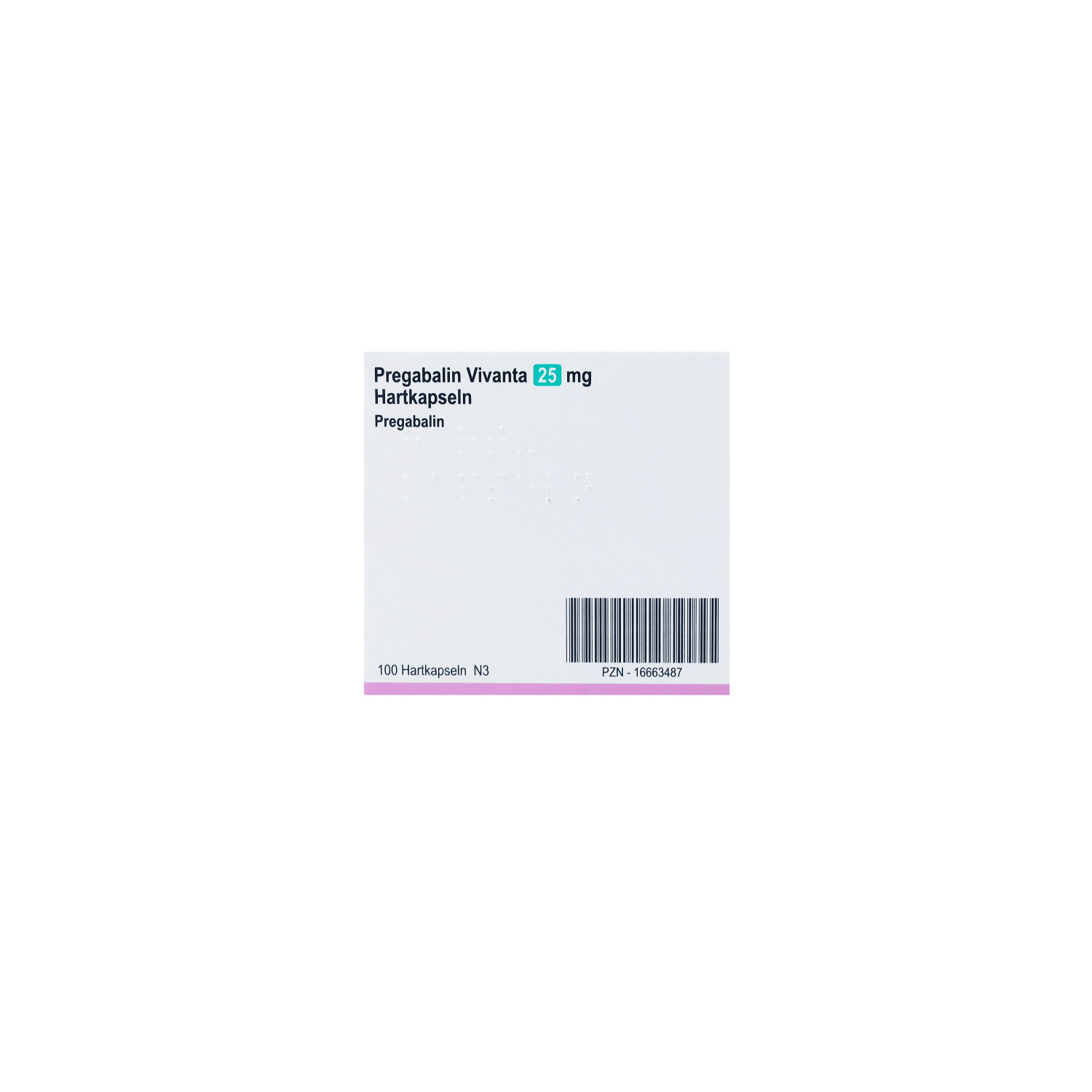 PREGABALIN Vivanta 25 mg Hartkapseln