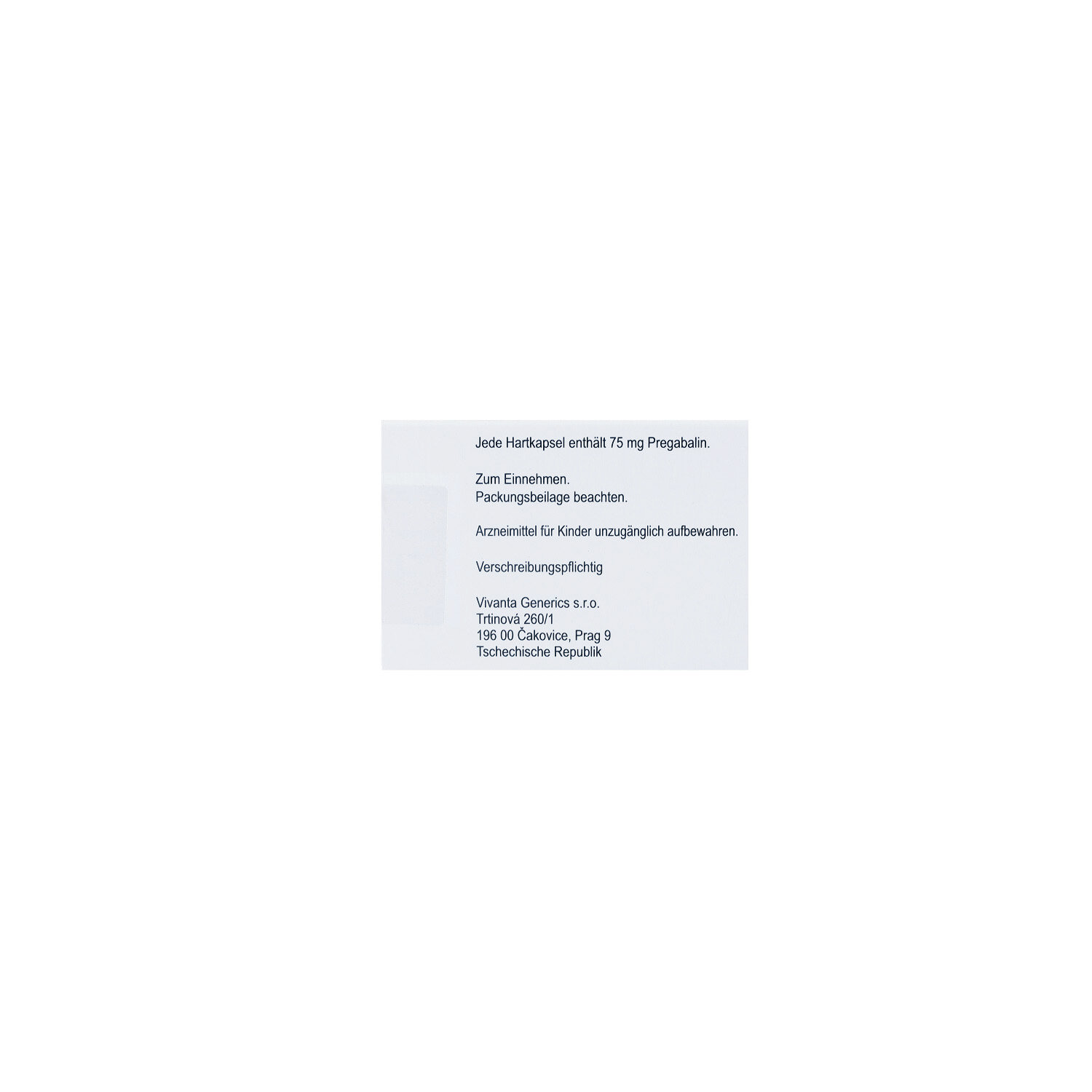 PREGABALIN Vivanta 75 mg Hartkapseln