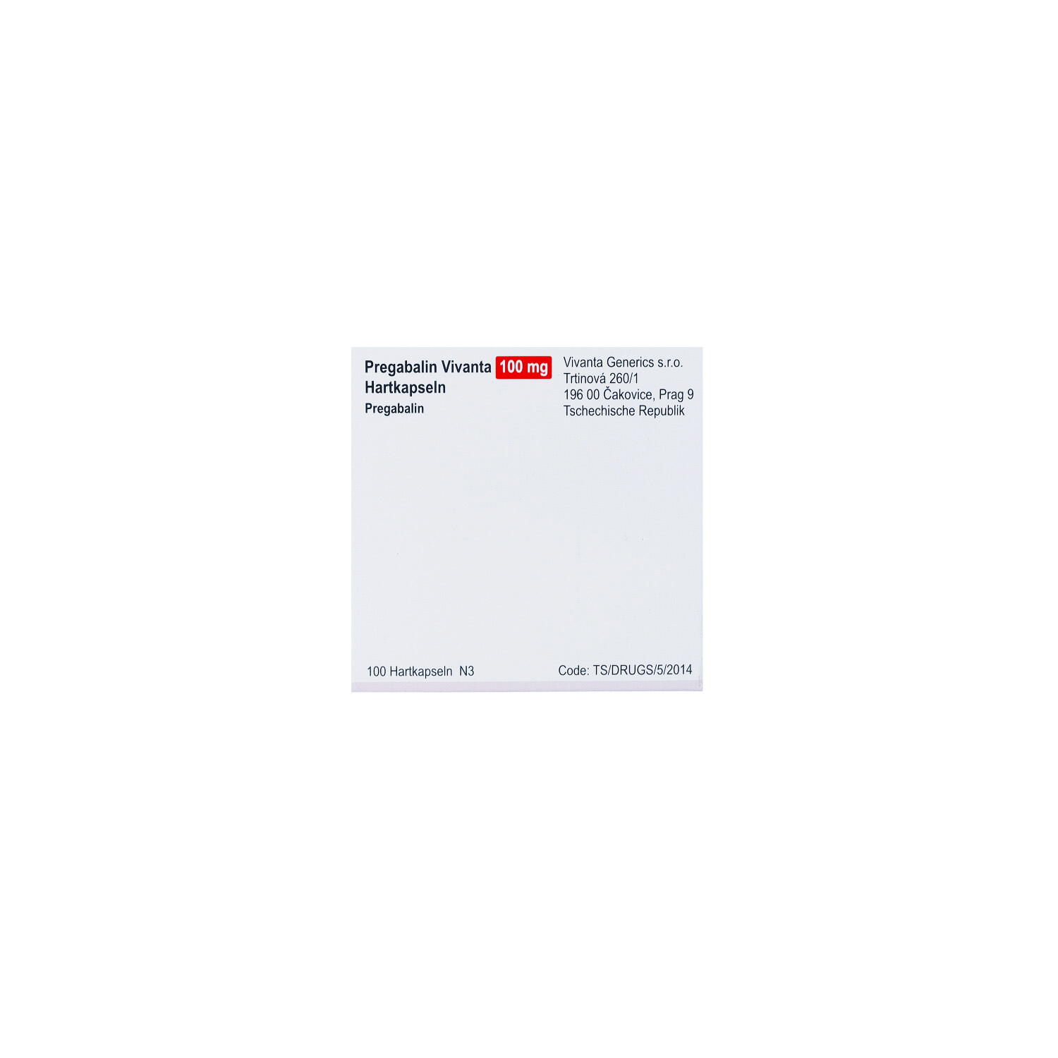PREGABALIN Vivanta 100 mg Hartkapseln