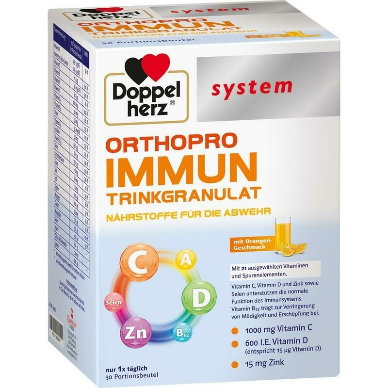 DOPPELHERZ Orthopro Immun Trinkgranulat system