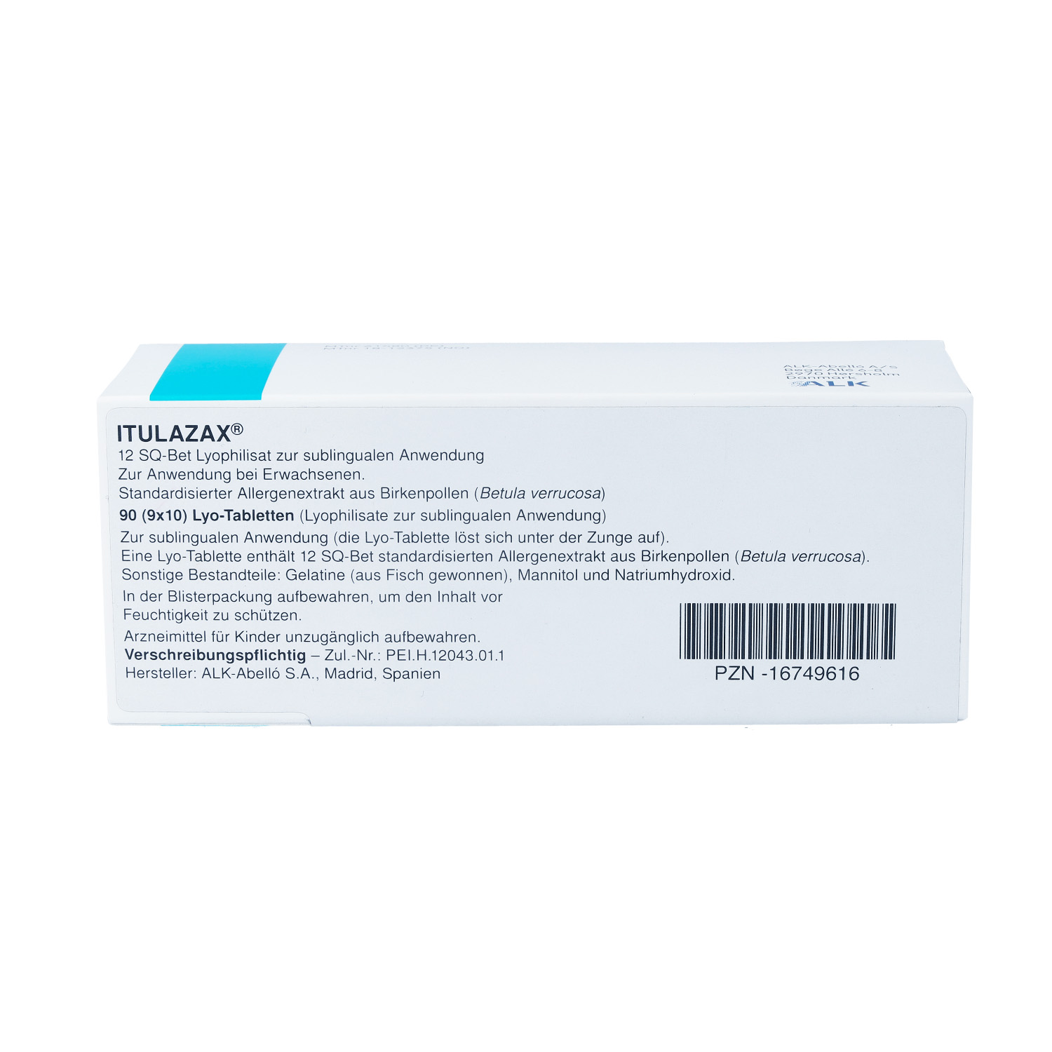 ITULAZAX 12 SQ-Bet Lyophilisat z.sublingualen Anw.