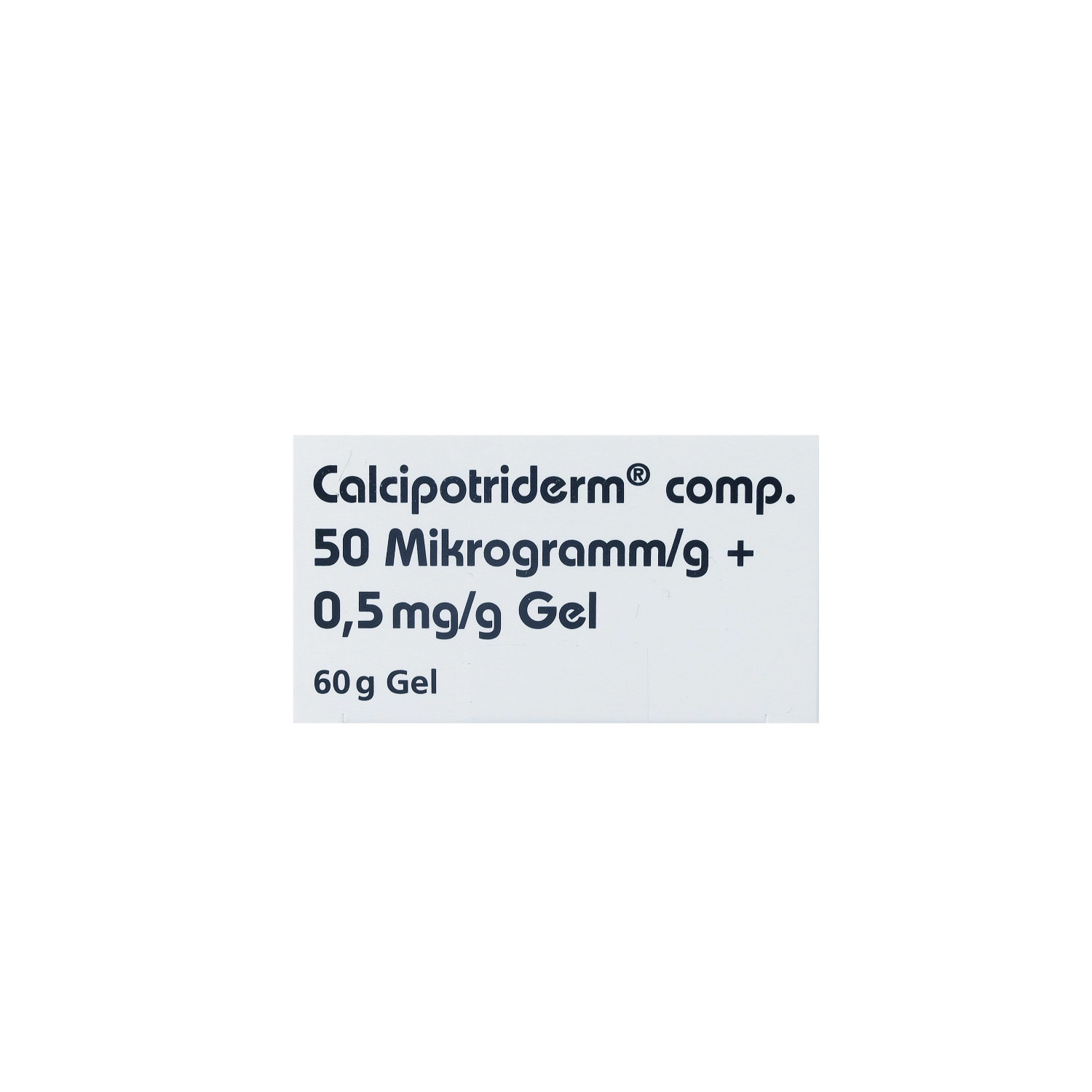 CALCIPOTRIDERM comp.50 μg/g + 0,5 mg/g Gel