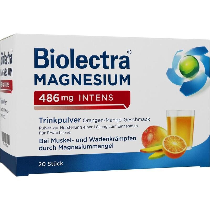 BIOLECTRA Magnesium 486 mg intens Trinkpulver