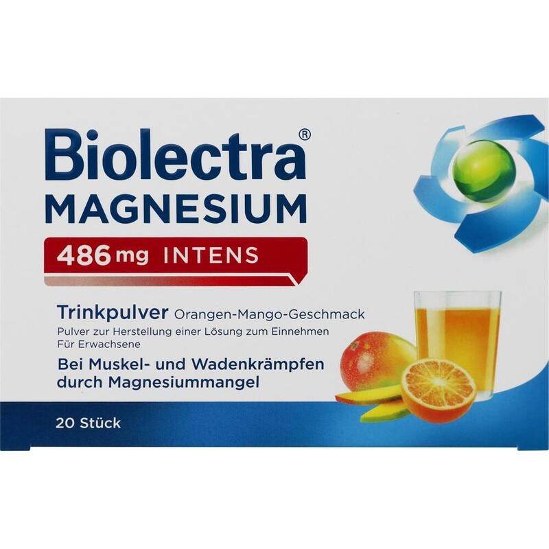 BIOLECTRA Magnesium 486 mg intens Trinkpulver