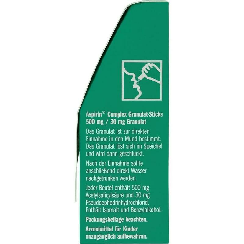 ASPIRIN Complex Granulat-Sticks 500 mg/30 mg Gran.
