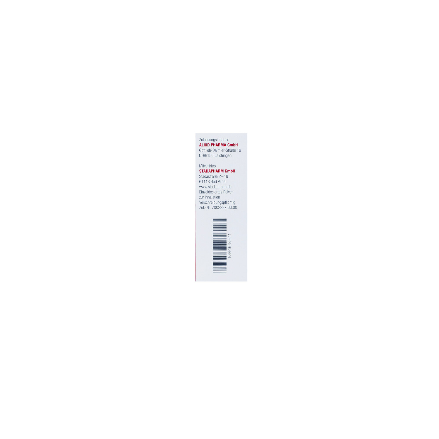 SALMETEROL/Fluticasonpropionat AL 50μg/250μg 1x60