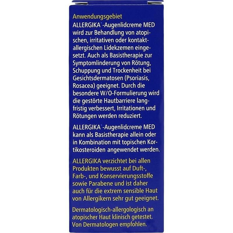 ALLERGIKA Augenlidcreme MED
