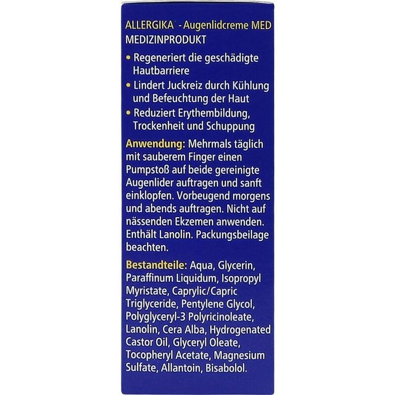 ALLERGIKA Augenlidcreme MED