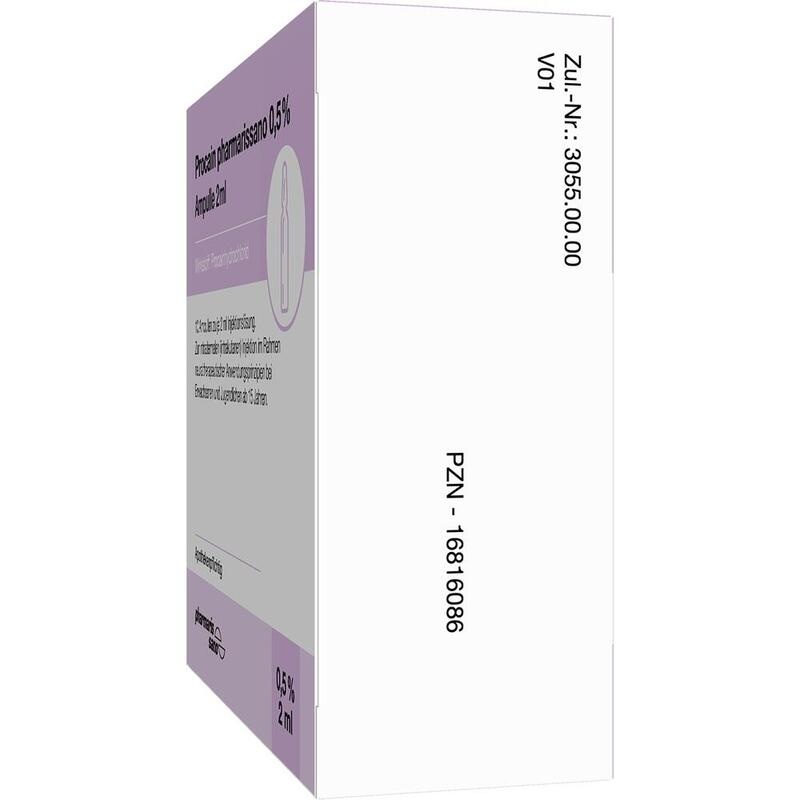 PROCAIN pharmarissano Ampulle 0,5% 2 ml Inj.-Lsg.