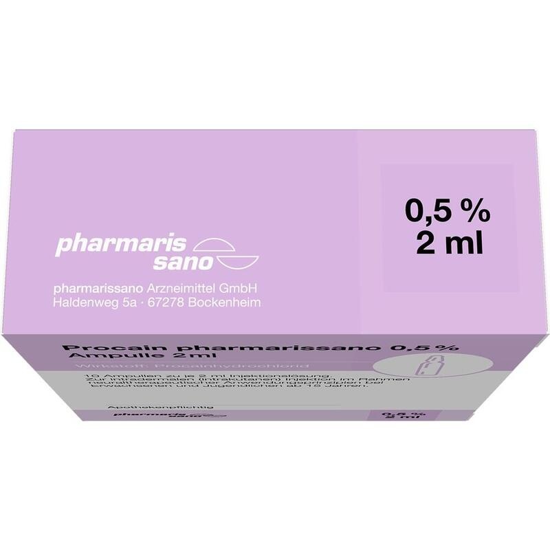 PROCAIN pharmarissano Ampulle 0,5% 2 ml Inj.-Lsg.