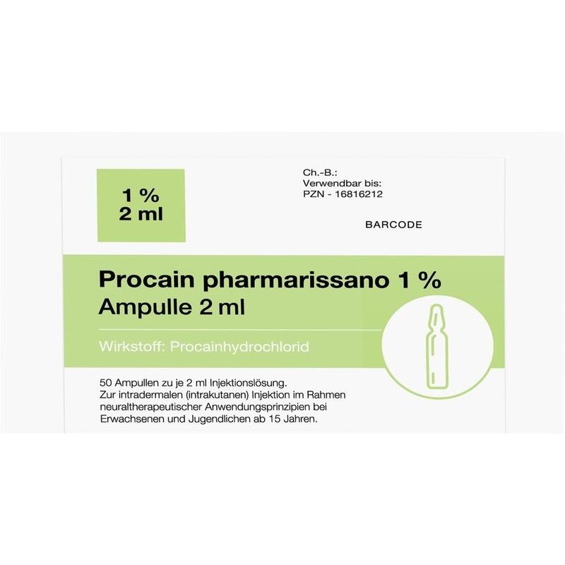 PROCAIN pharmarissano Ampulle 1% 2 ml Inj.-Lsg.