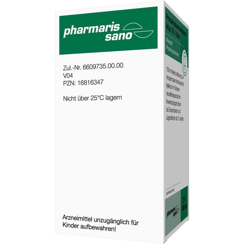 PROCAIN pharmarissano Injektionsflasche 2% 100 ml