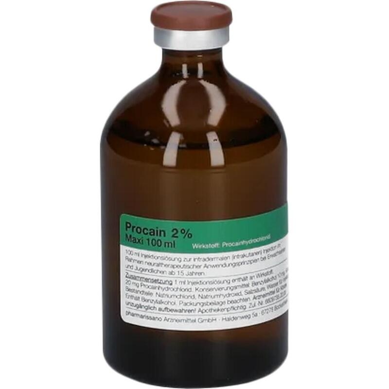 PROCAIN pharmarissano Injektionsflasche 2% 100 ml