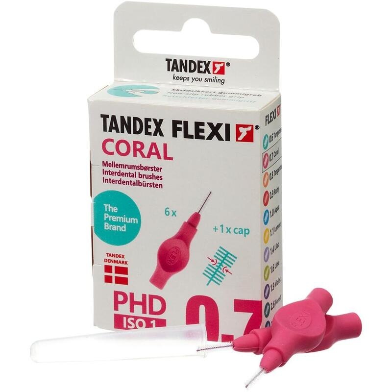 TANDEX FLEXI Interdentalb.PHD 0.7/ISO 1 coral