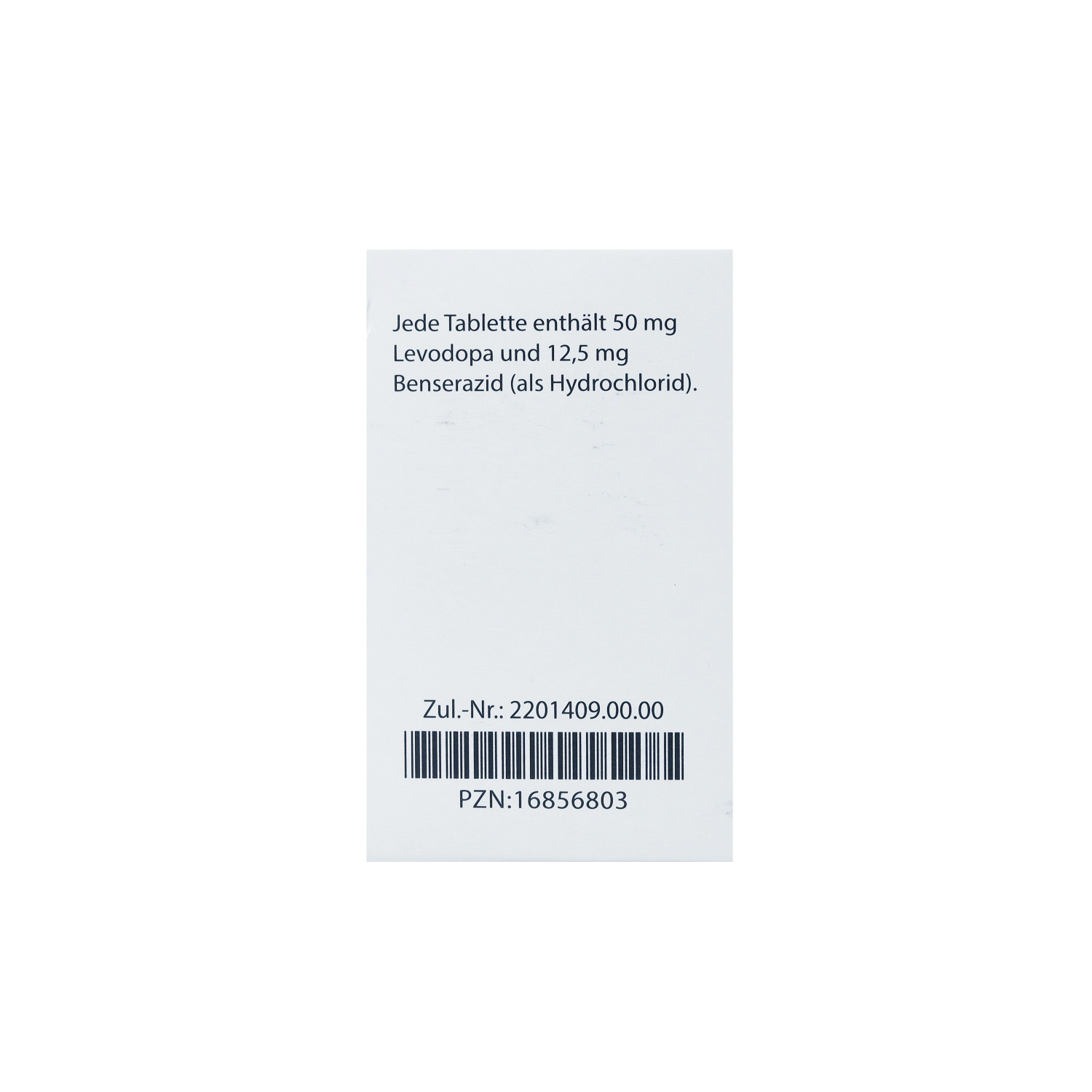 LEVODOPA/Benserazid Devatis 50mg/12,5mg Tabletten