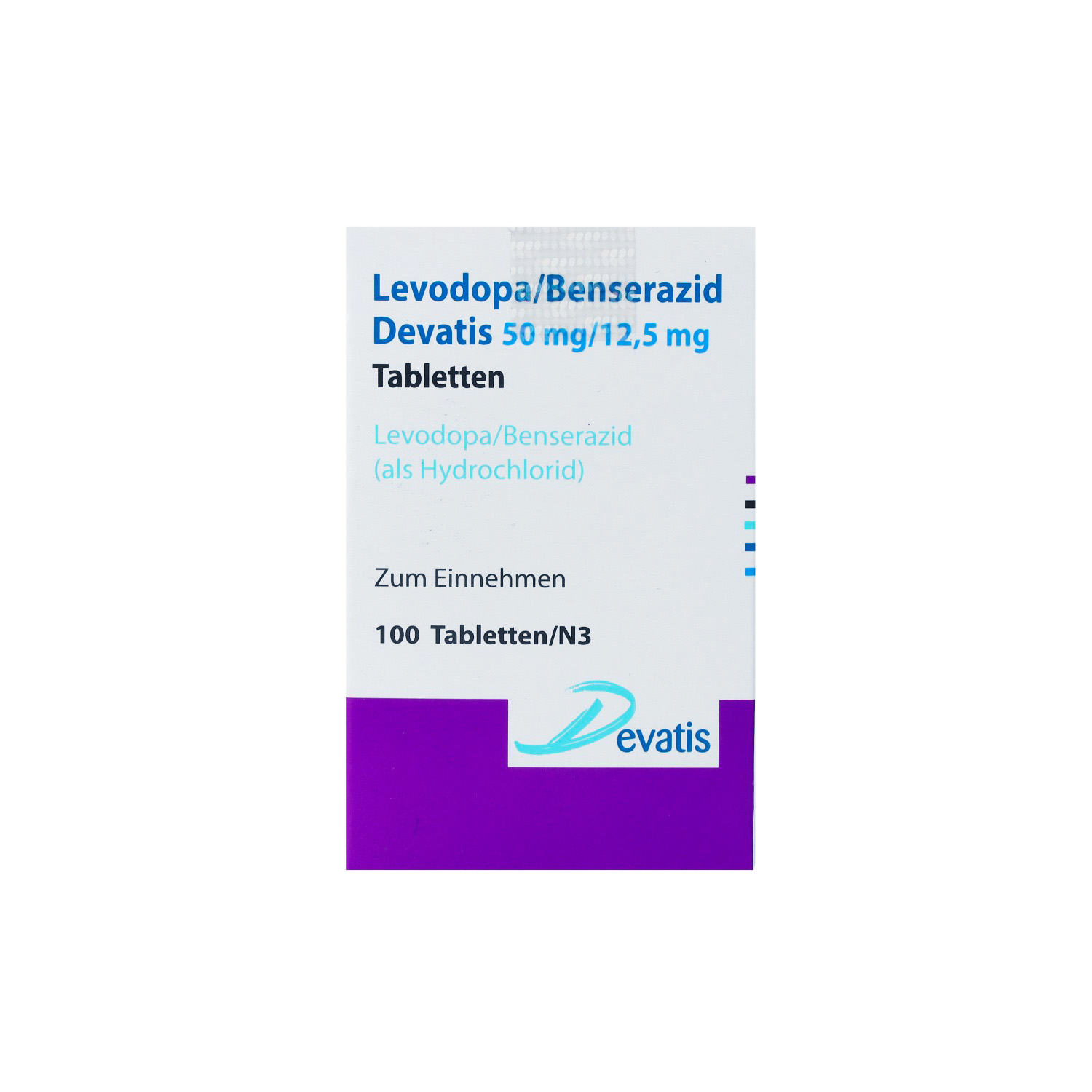 LEVODOPA/Benserazid Devatis 50mg/12,5mg Tabletten