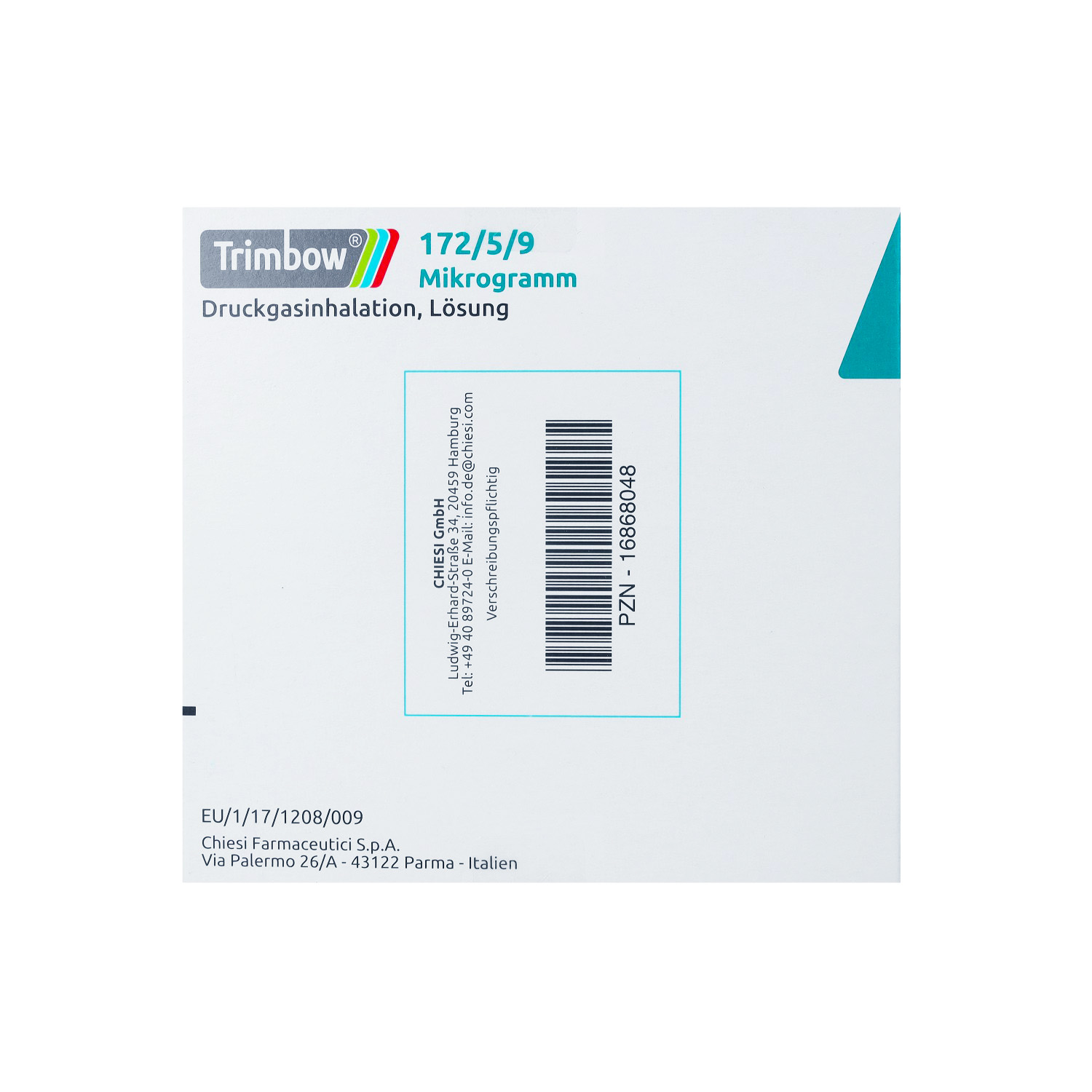 TRIMBOW 172 μg/5 μg/9 μg 120 Hub Druckgasinhalat.