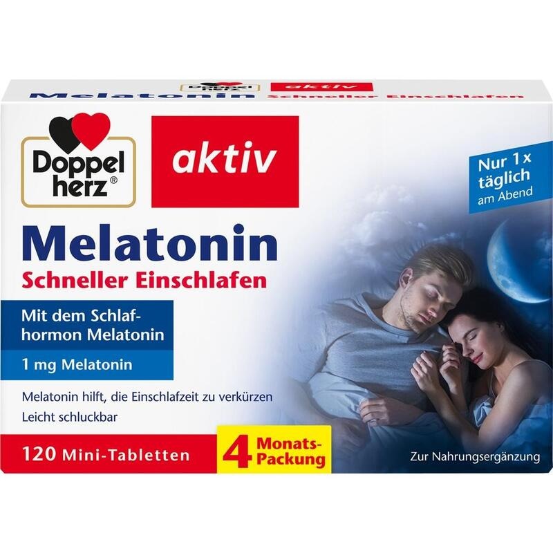 DOPPELHERZ Melatonin Tabletten