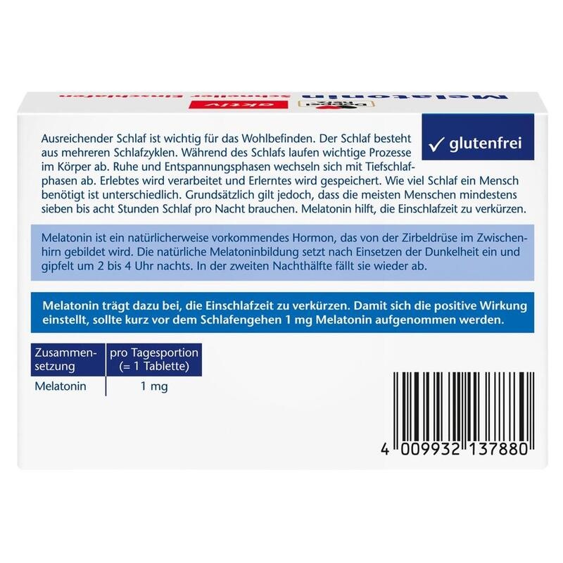 DOPPELHERZ Melatonin Tabletten