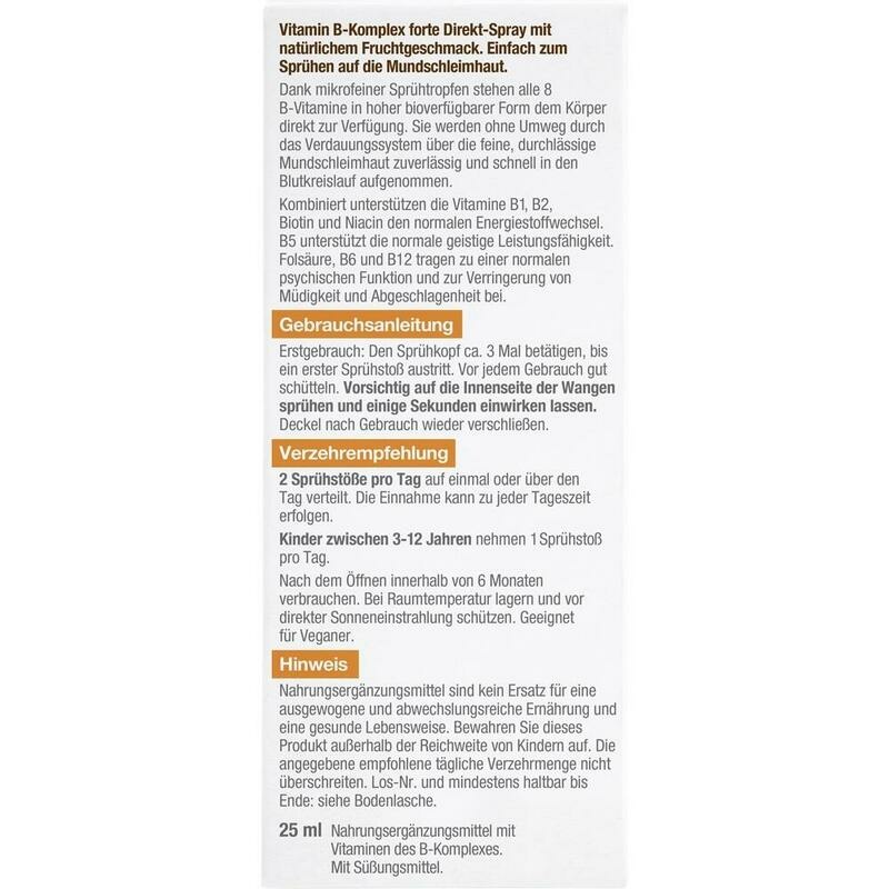 BETTERYOU Vitamin B-Komplex forte Direkt-Spray