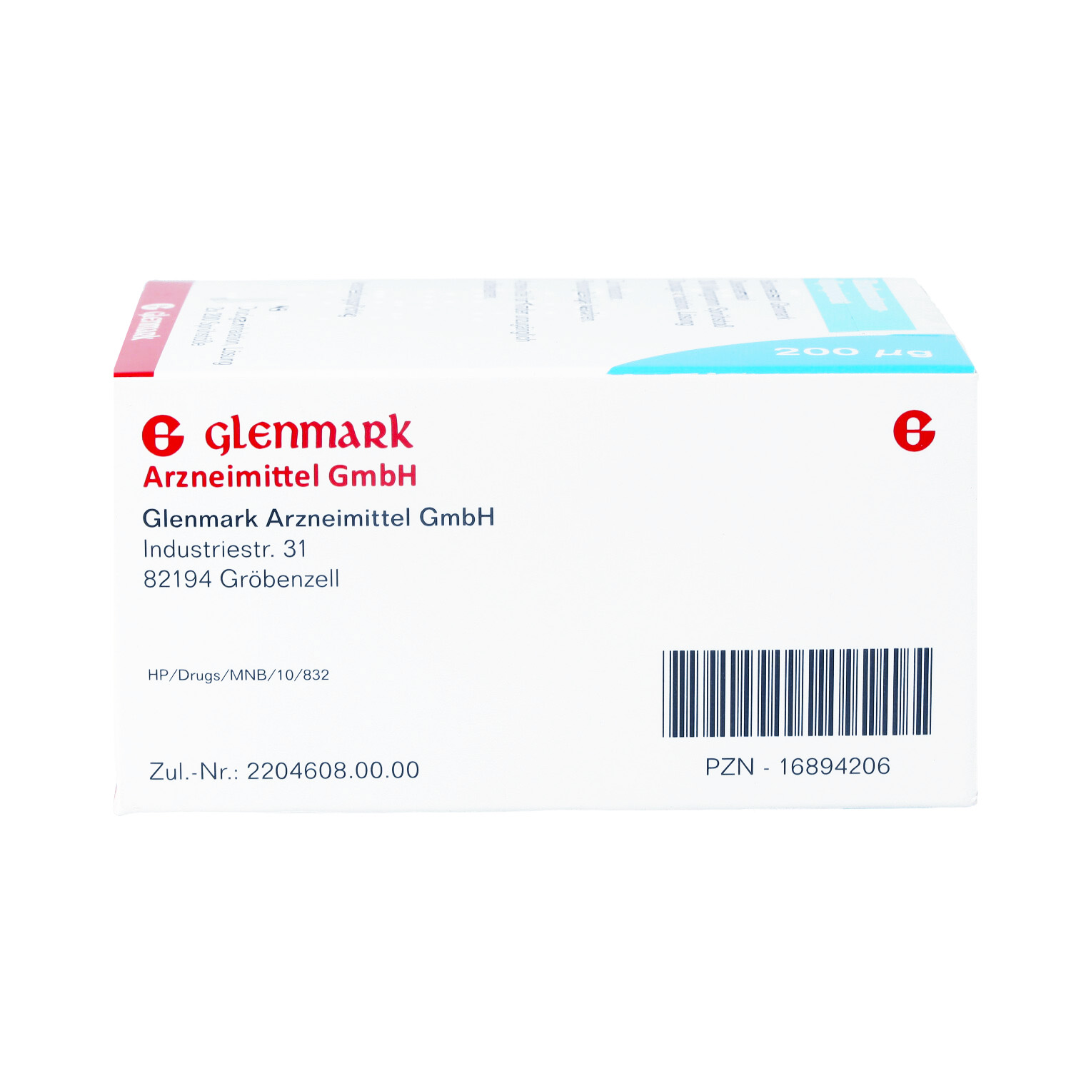 BECLOMETASON Glenmark Dosieraerosol 200 μg/Sprü.St
