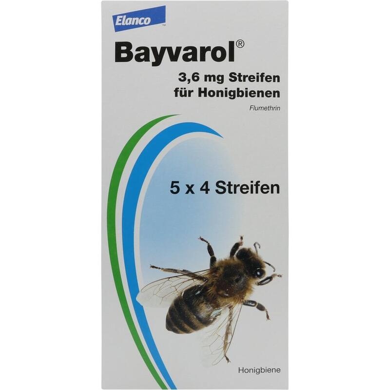 BAYVAROL 3,6 mg Streifen f.Honigbienen