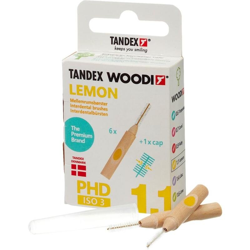 TANDEX WOODI Interdentalb.PHD 1.1/ISO 3 lemon