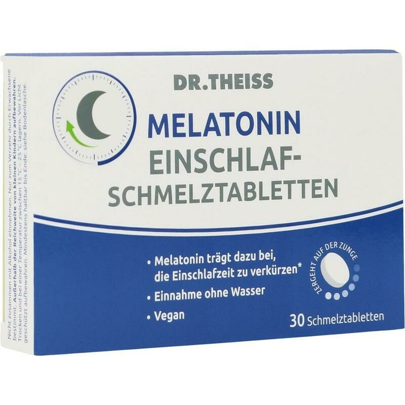 DR.THEISS Melatonin Einschlaf-Schmelztabletten