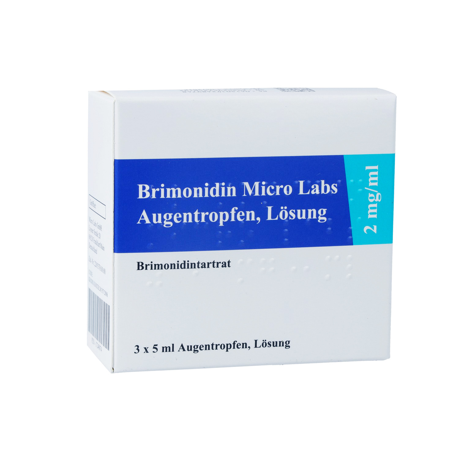 BRIMONIDIN Micro Labs 2 mg/ml Augentropfen
