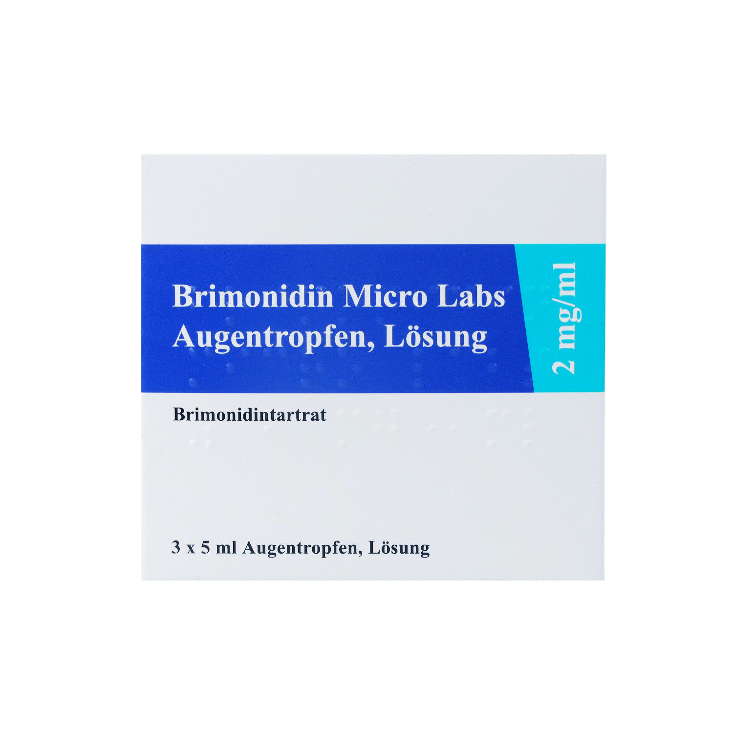 BRIMONIDIN Micro Labs 2 mg/ml Augentropfen