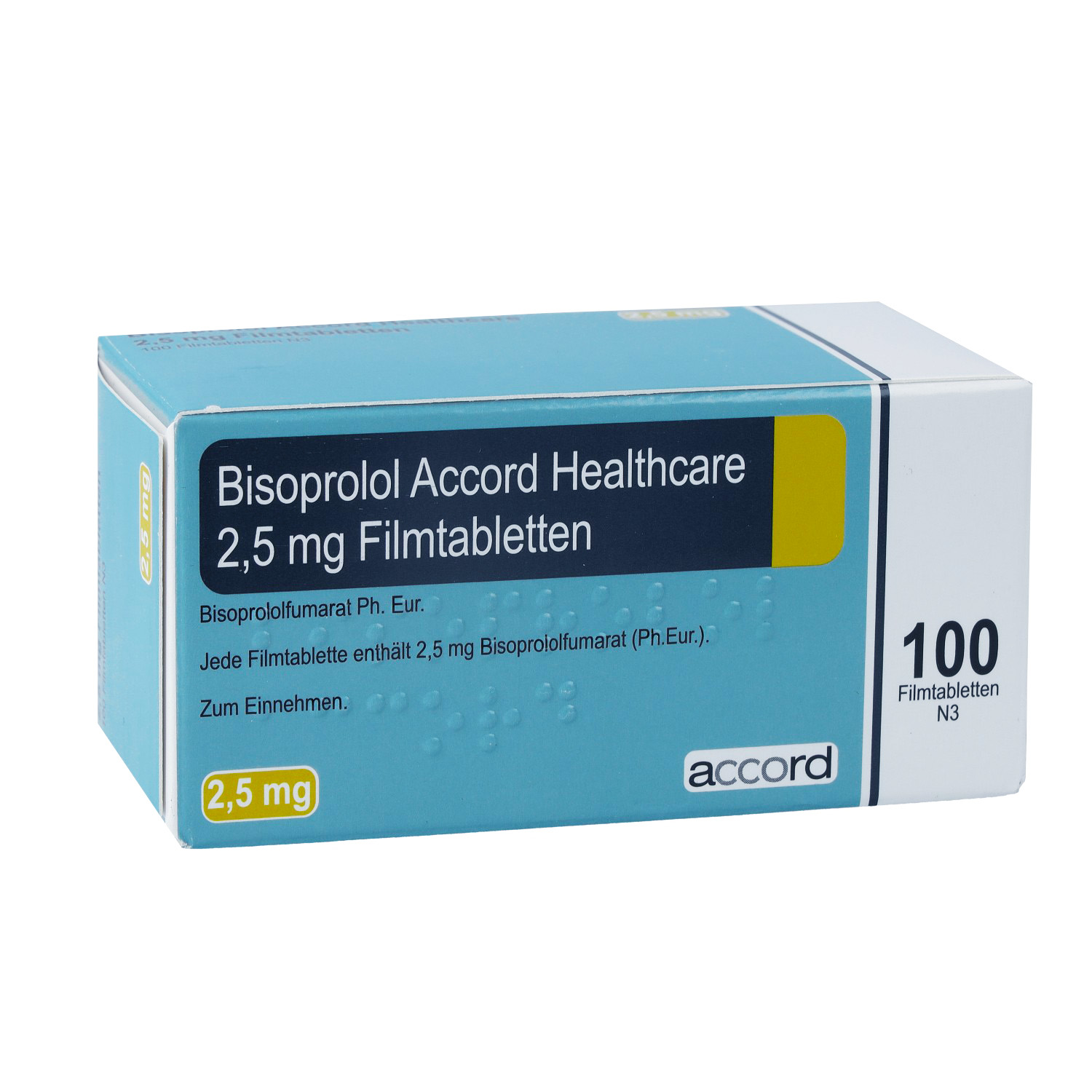BISOPROLOL Accord Healthcare 2,5 mg Filmtabletten