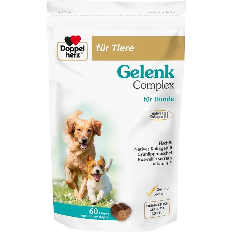 DOPPELHERZ für Tiere Gelenk Complex Chews f.Hunde