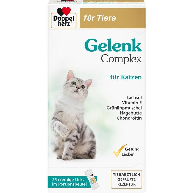 DOPPELHERZ für Tiere Gelenk Complex Port.B.f.Katze