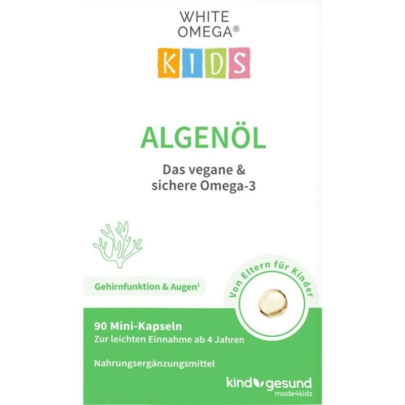 WHITE OMEGA Kids Algenöl Weichkapseln