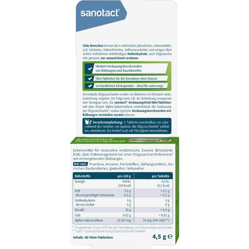 SANOTACT VerdauungsHeld Mini-Tabletten